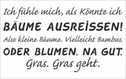 Mehrwegschablone "ich fühle mich"